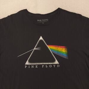 Pink Floyd Band Graphic Crew Neck T Shirt Adult Mens Size Extra Large XL Black
